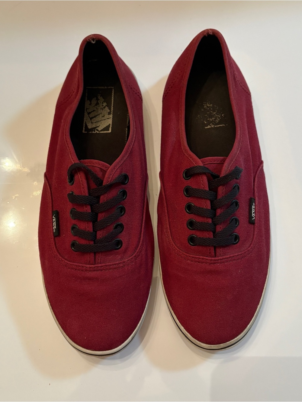 Vans Authentic Port Royale Maroon Low Top Sneakers~Mens 7.5